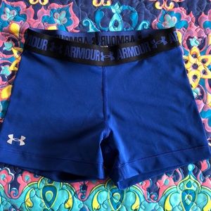 Blue Under Armour spandex